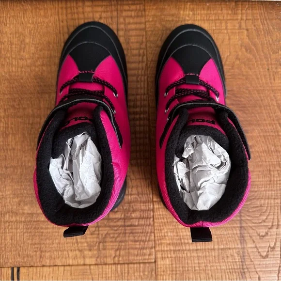 NIB Polo Ralph Lauren Little Girl's Barnes Winter Snow Boots Size 2 - Picture 6 of 9